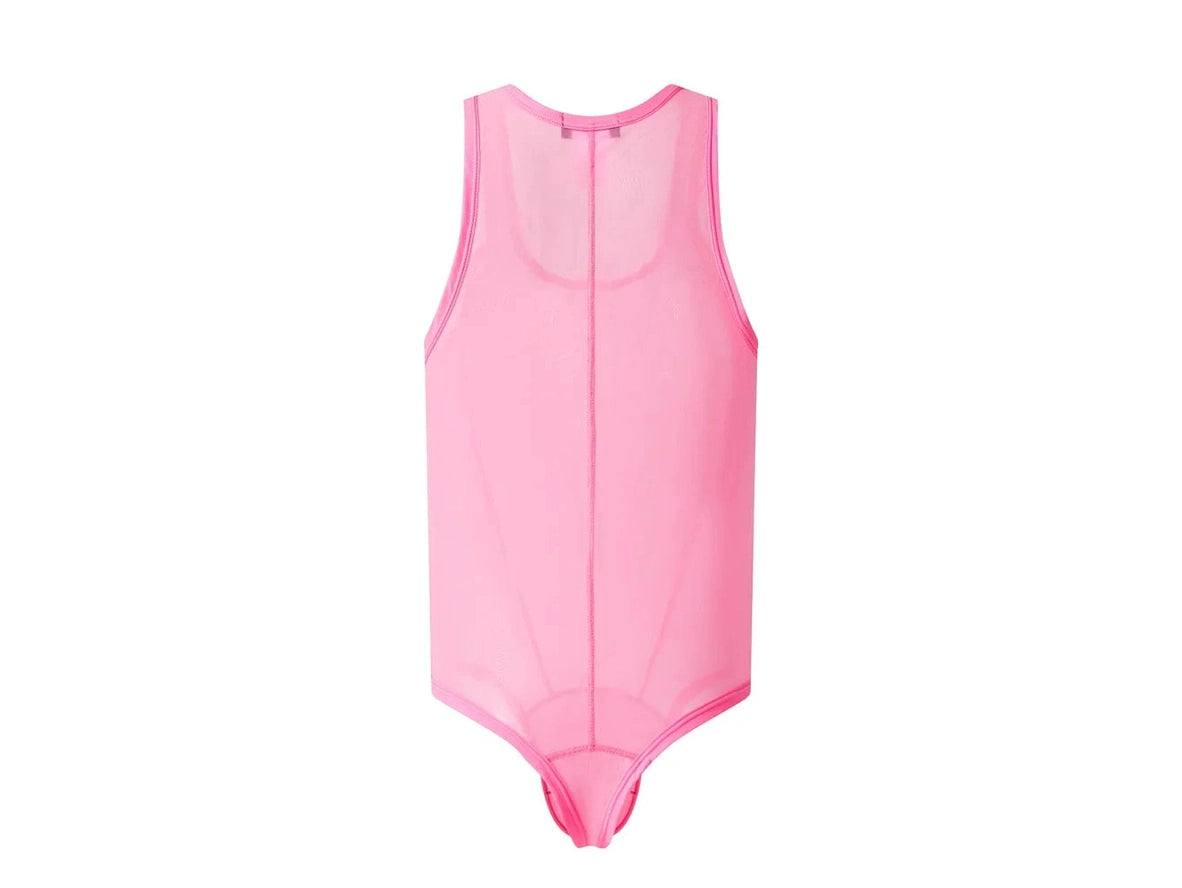 Mesh-Flex — JOCKMAIL See-Through Sheer Mesh Gay Bodysuit