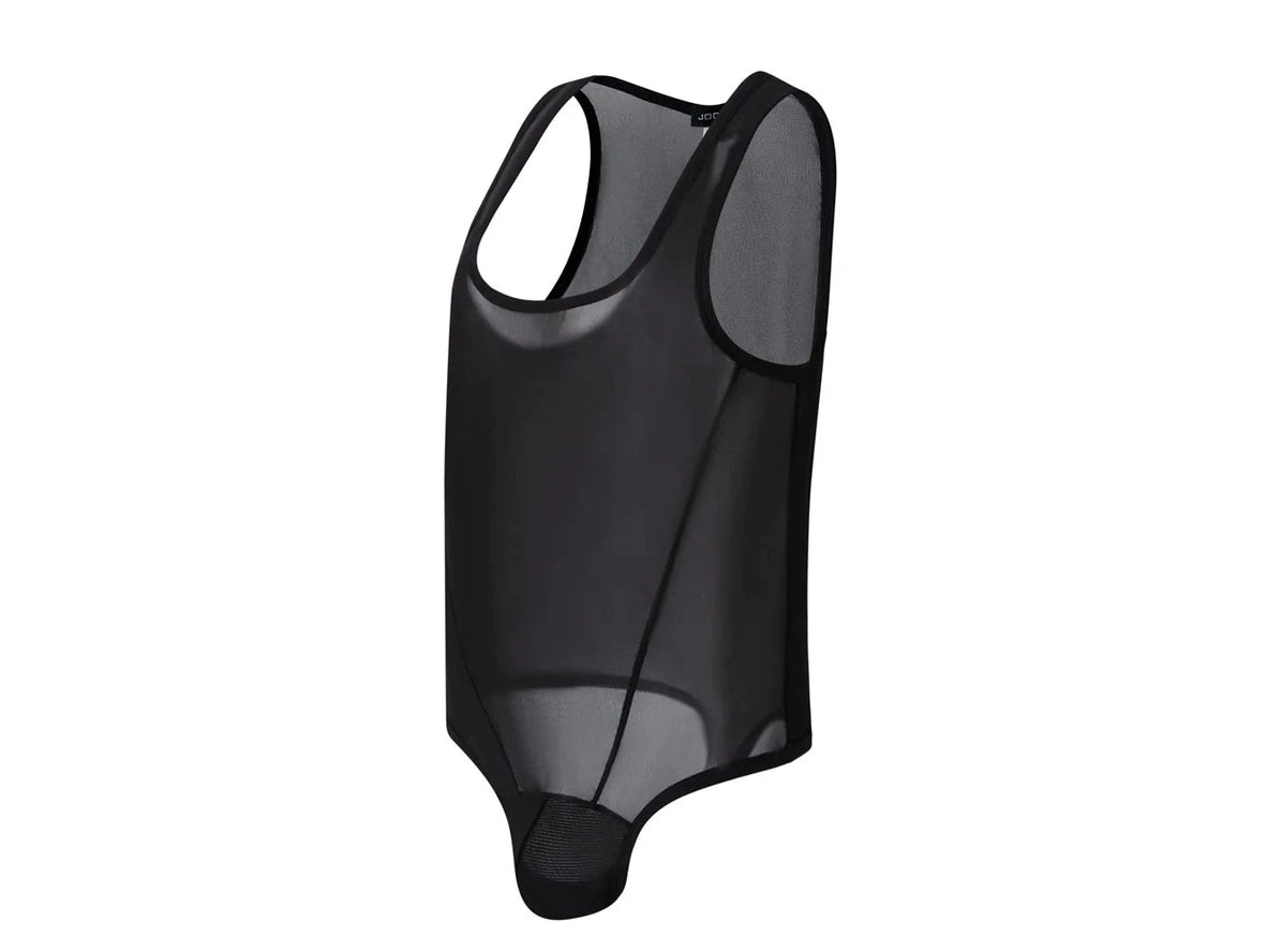 Mesh-Flex — JOCKMAIL See-Through Sheer Mesh Gay Bodysuit