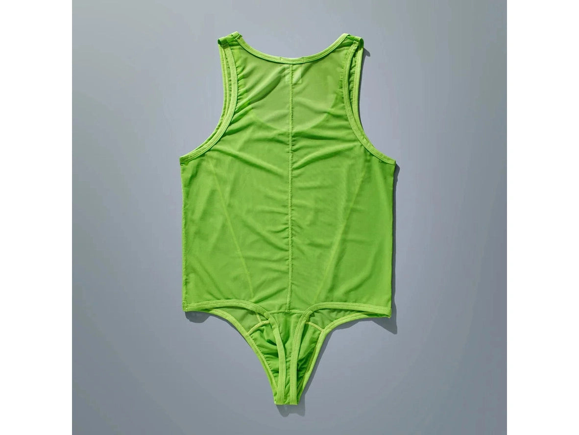 Mesh-Flex — JOCKMAIL See-Through Sheer Mesh Gay Bodysuit
