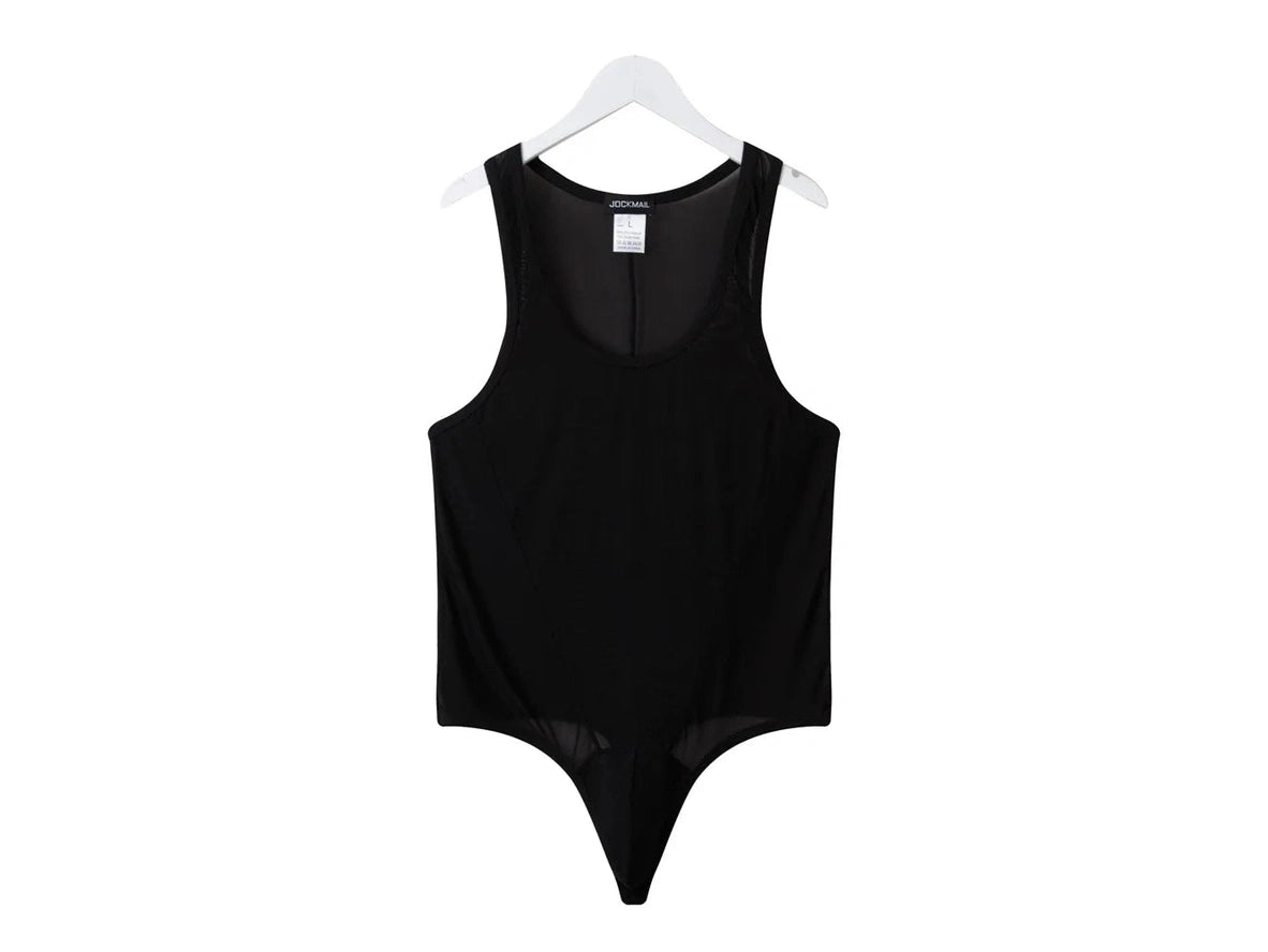 Mesh-Flex — JOCKMAIL See-Through Sheer Mesh Gay Bodysuit