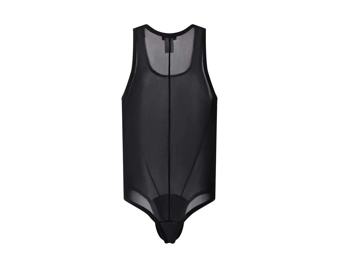 Mesh-Flex — JOCKMAIL See-Through Sheer Mesh Gay Bodysuit