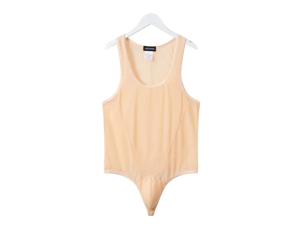 Mesh-Flex — JOCKMAIL See-Through Sheer Mesh Gay Bodysuit
