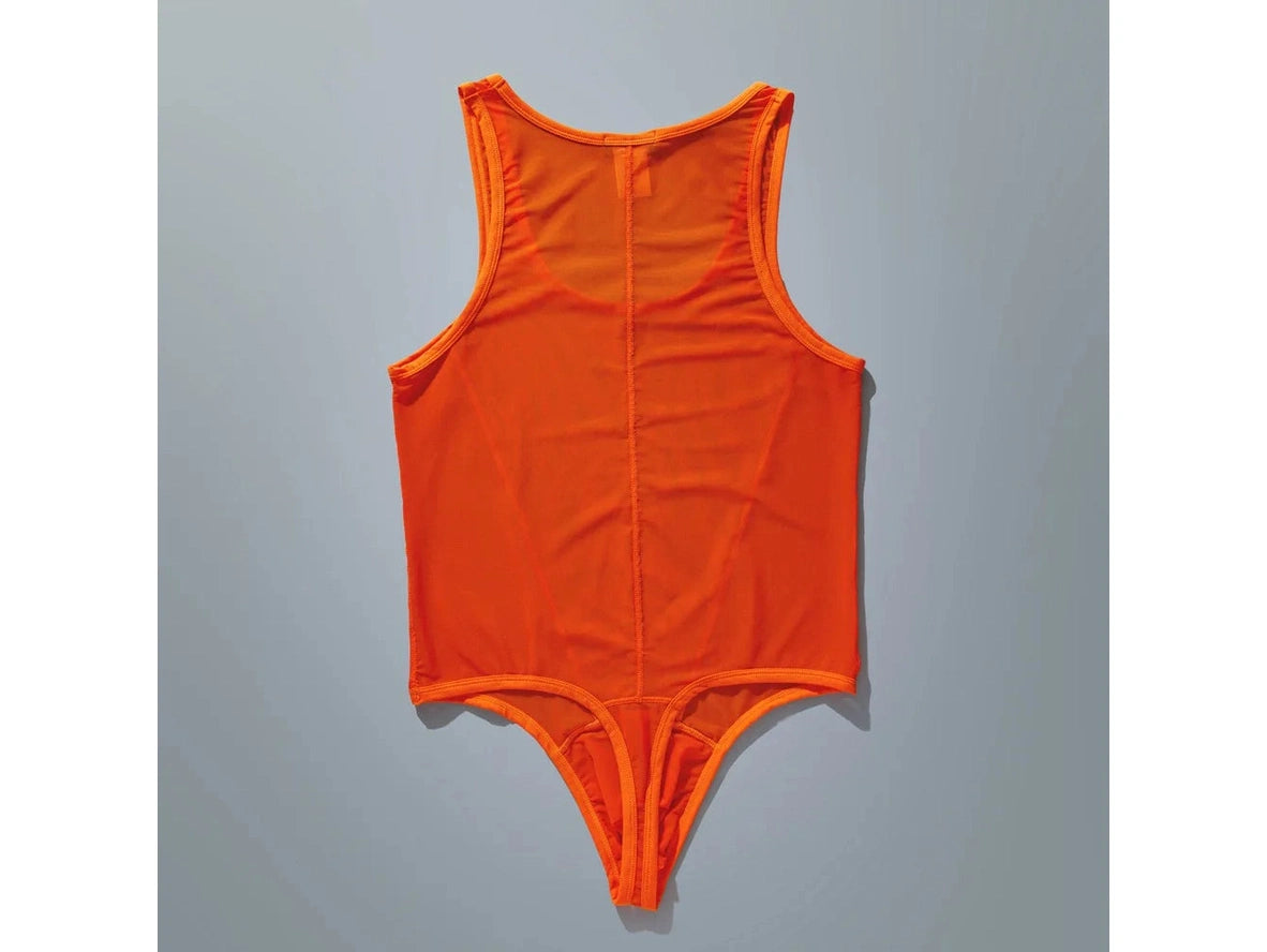 Mesh-Flex — JOCKMAIL See-Through Sheer Mesh Gay Bodysuit