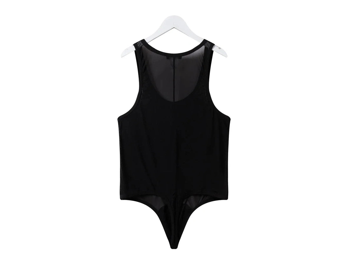 Mesh-Flex — JOCKMAIL See-Through Sheer Mesh Gay Bodysuit