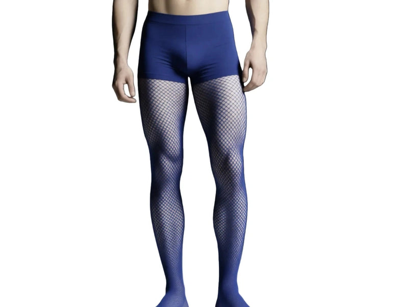 Mesh Grid — Men's Breathable Fishnet Pantyhose