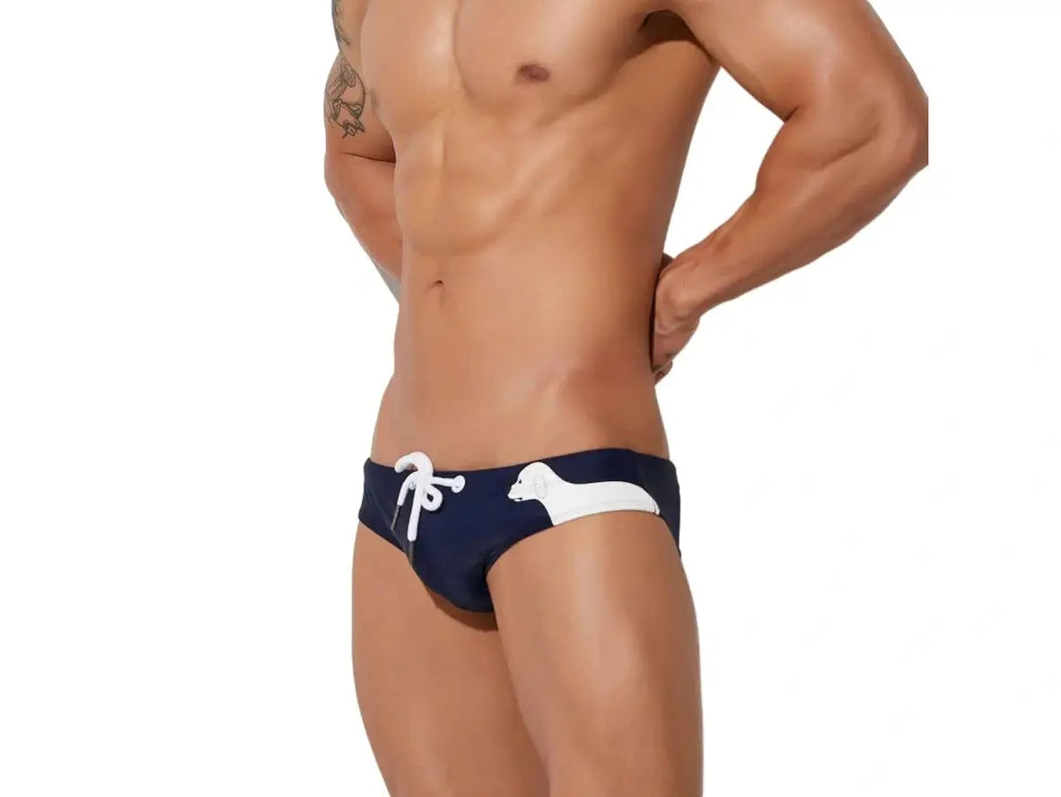 Playful Pup – SEOBEAN Gay Swim Briefs