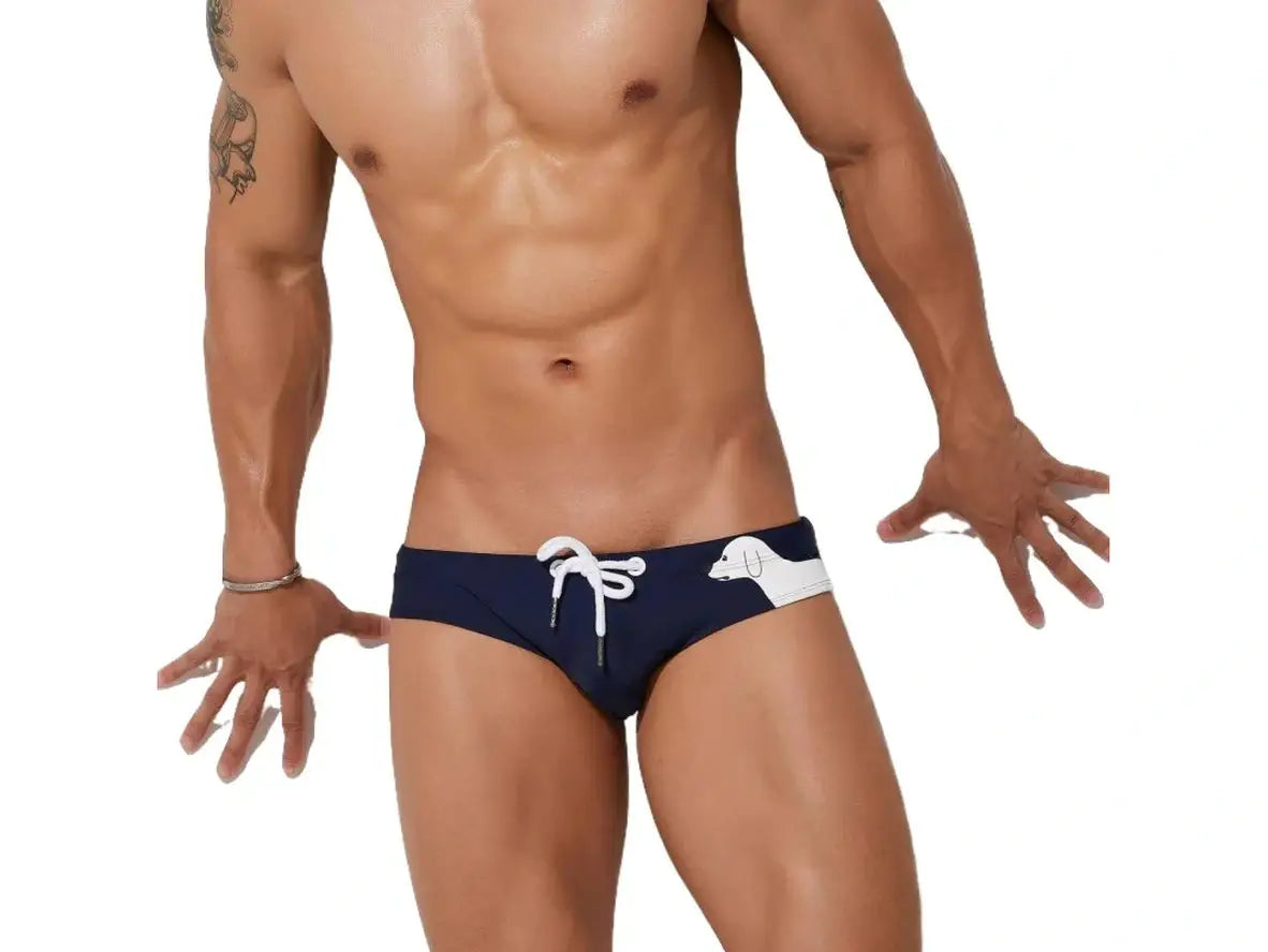 Playful Pup – SEOBEAN Gay Swim Briefs
