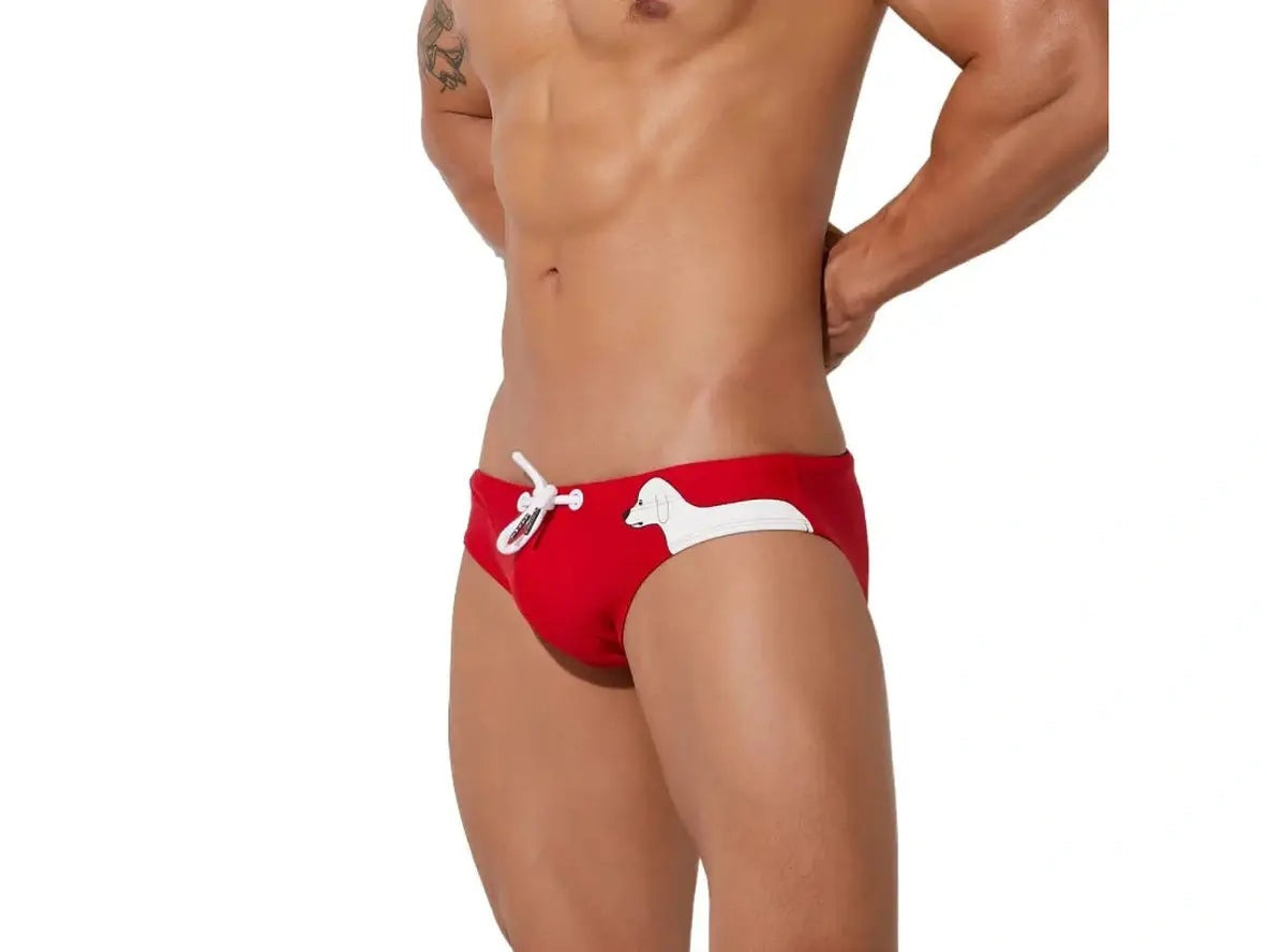 Playful Pup – SEOBEAN Gay Swim Briefs