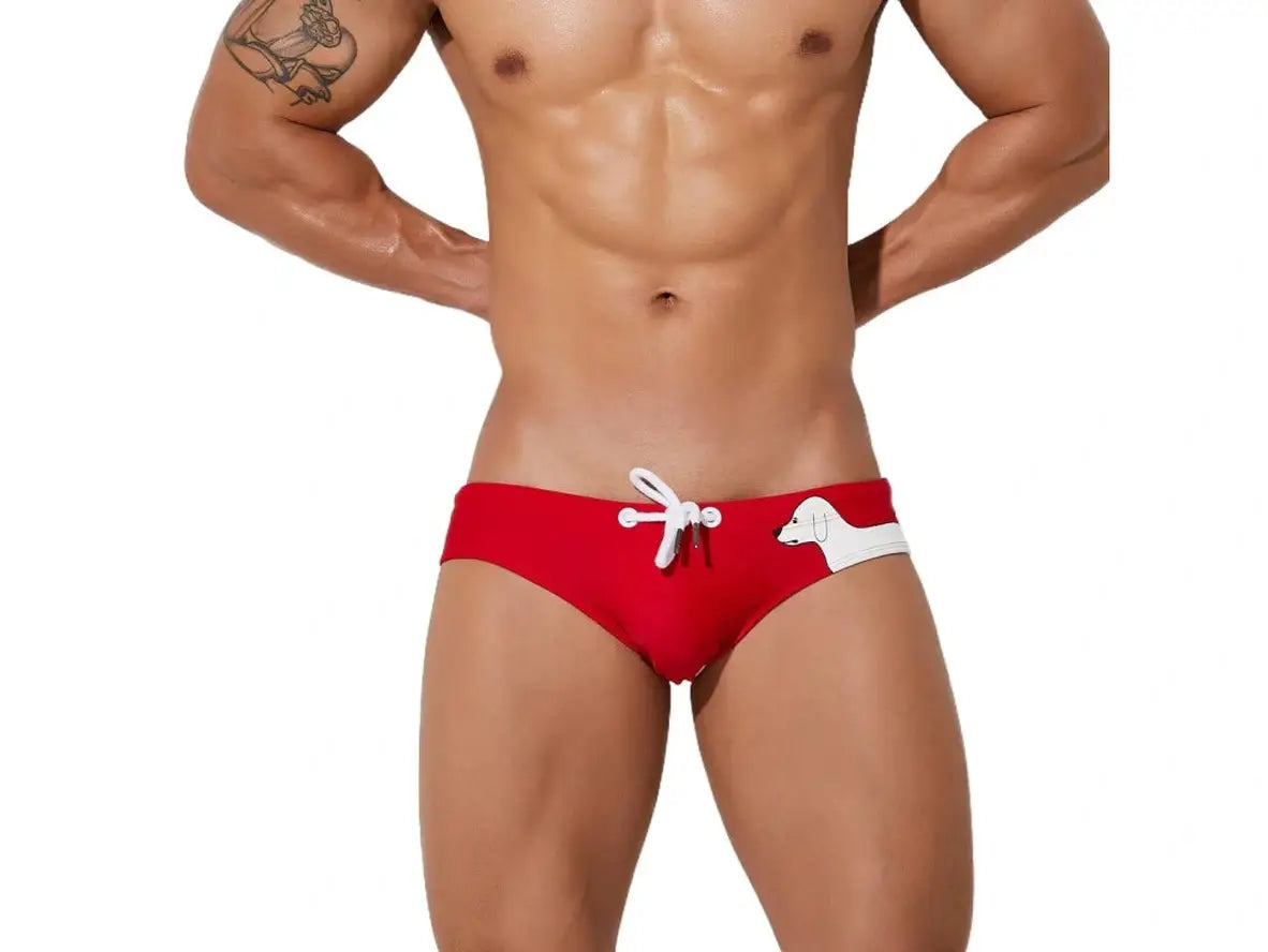 Playful Pup – SEOBEAN Gay Swim Briefs