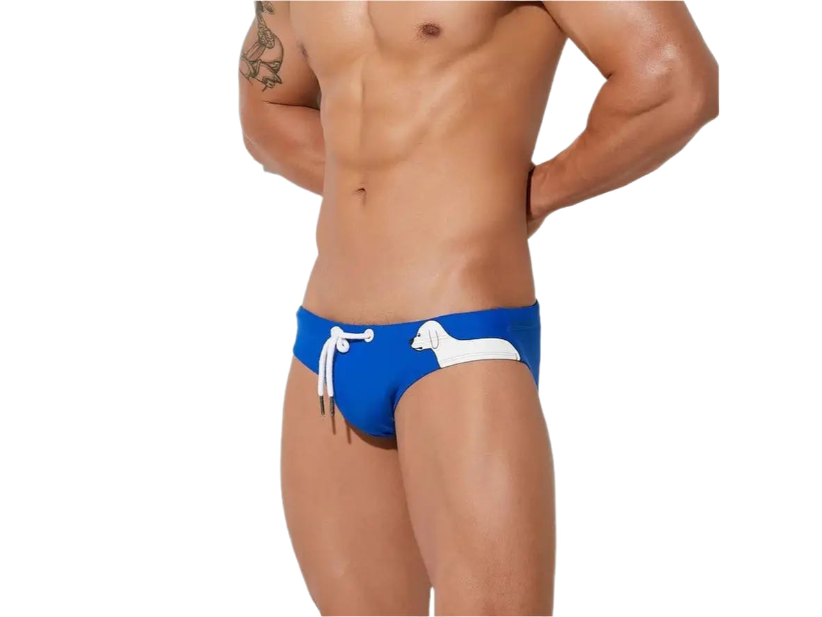 Playful Pup – SEOBEAN Gay Swim Briefs