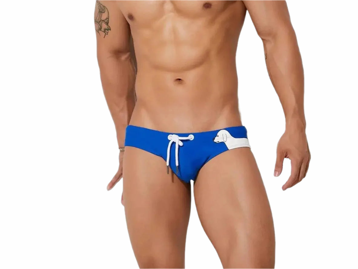 Playful Pup – SEOBEAN Gay Swim Briefs