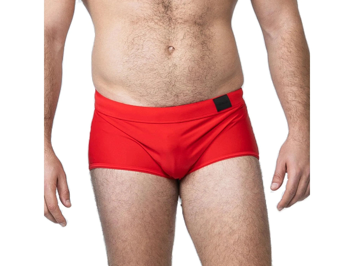 Poolside Tease – TADDLEE Square Cut Gay Swim Trunks