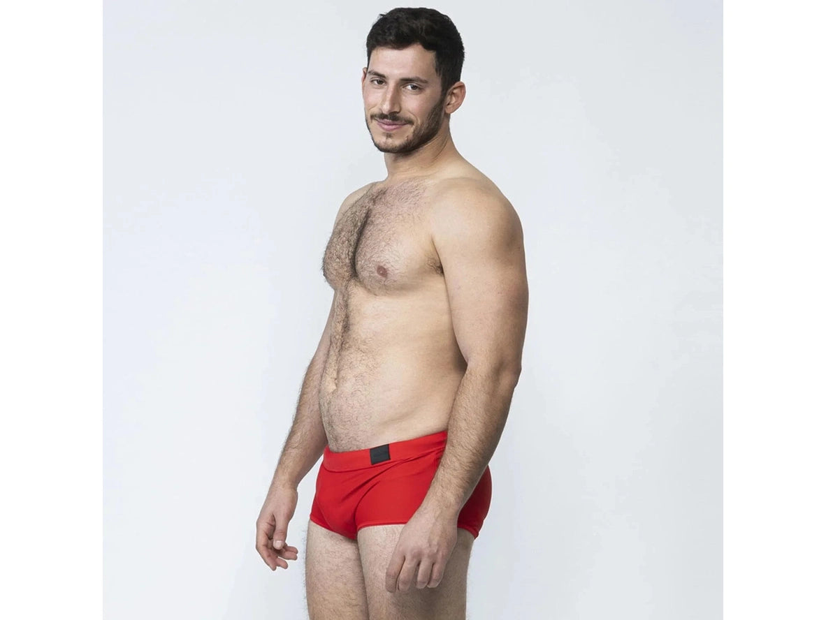 Poolside Tease – TADDLEE Square Cut Gay Swim Trunks
