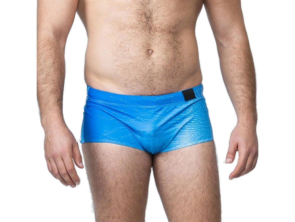 Poolside Tease – TADDLEE Square Cut Gay Swim Trunks