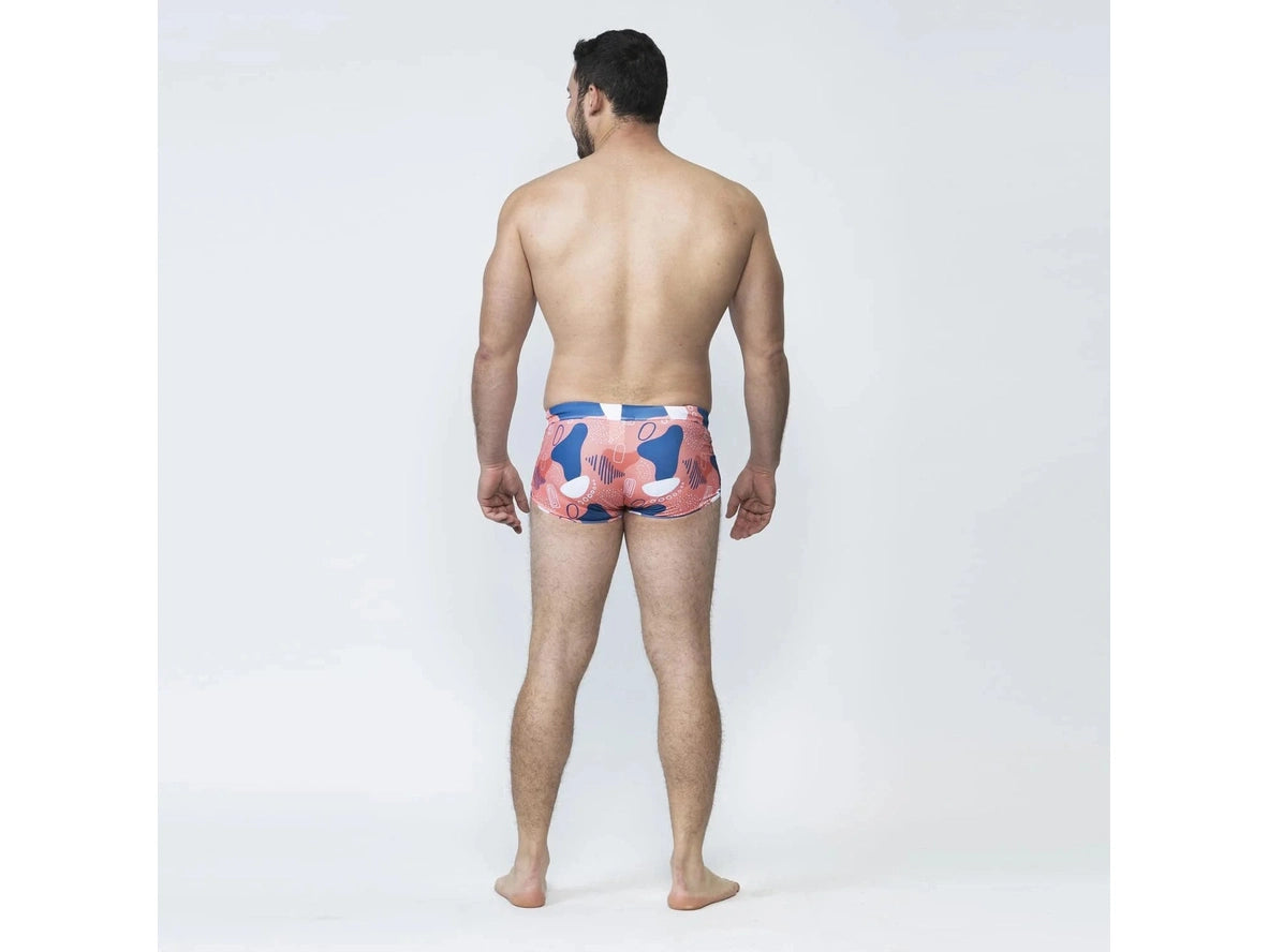 Poolside Tease – TADDLEE Square Cut Gay Swim Trunks