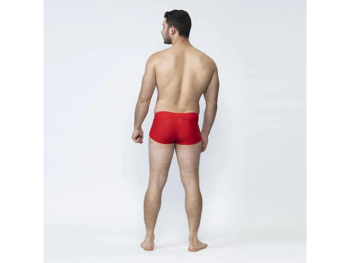 Poolside Tease – TADDLEE Square Cut Gay Swim Trunks