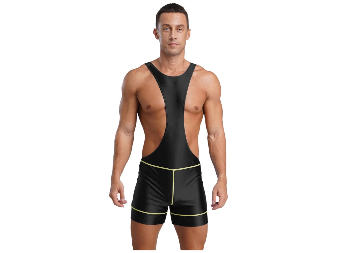 Power Shine – Backless Gym Gay Singlets