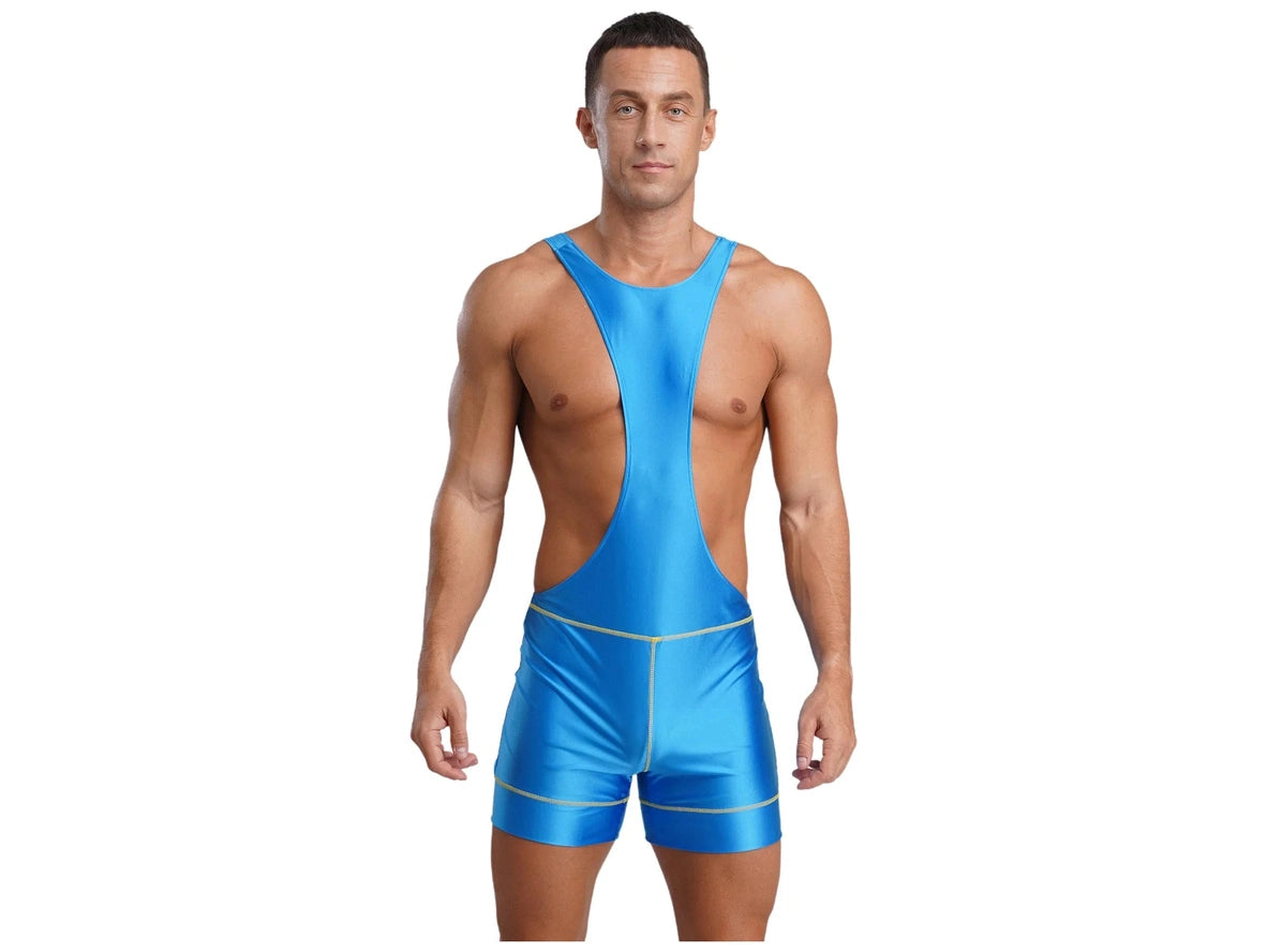Power Shine – Backless Gym Gay Singlets