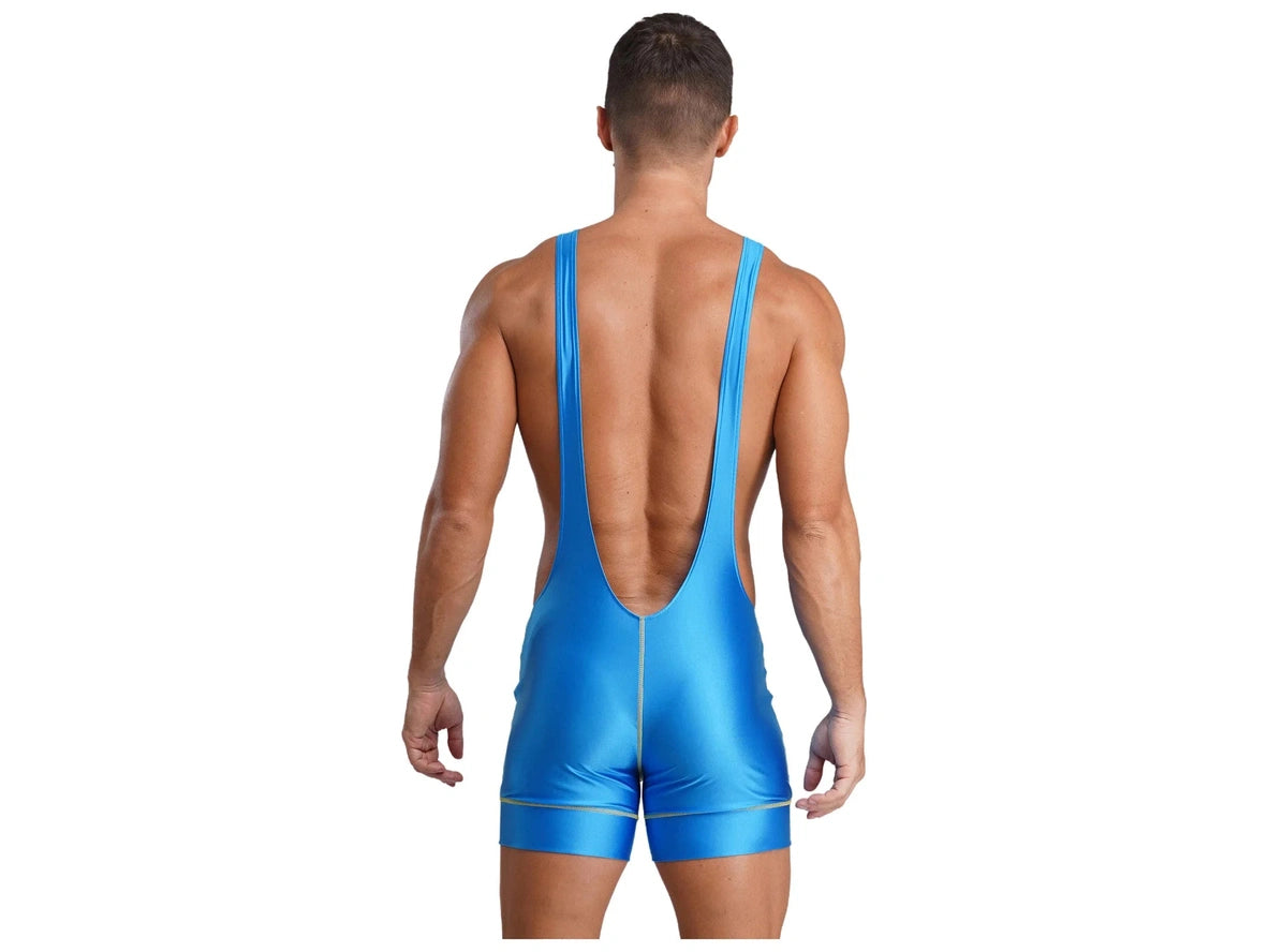 Power Shine – Backless Gym Gay Singlets
