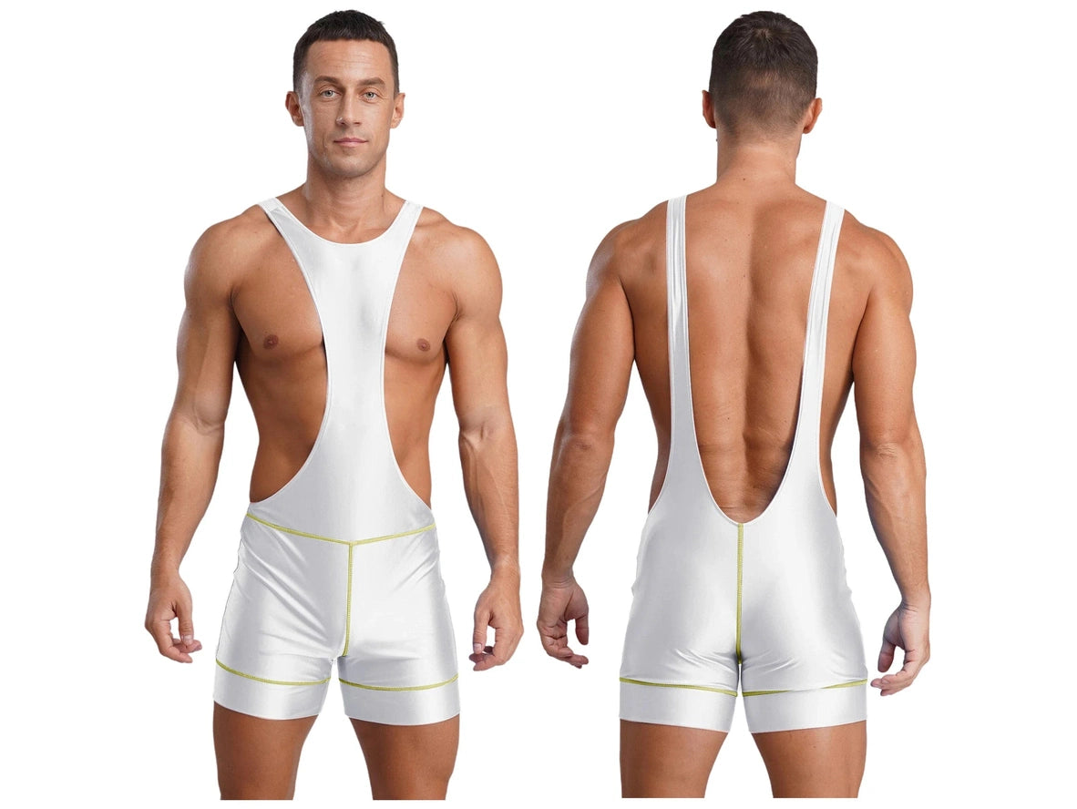 Power Shine – Backless Gym Gay Singlets