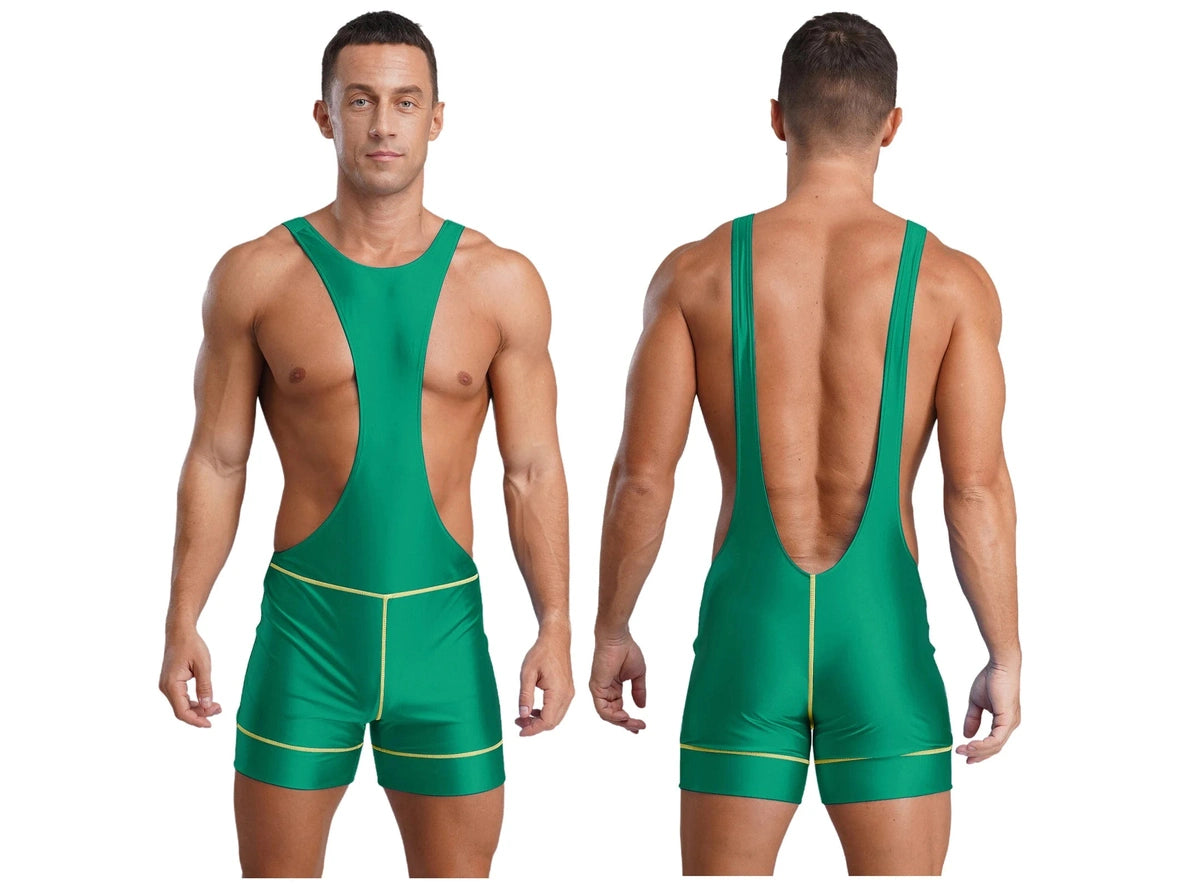 Power Shine – Backless Gym Gay Singlets