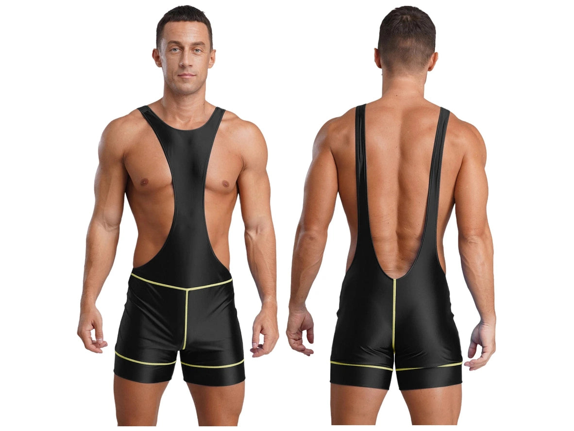 Power Shine – Backless Gym Gay Singlets