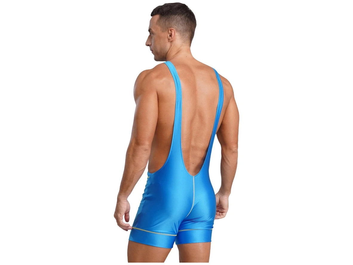 Power Shine – Backless Gym Gay Singlets