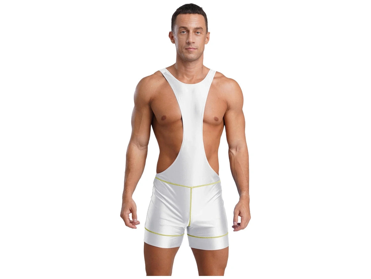 Power Shine – Backless Gym Gay Singlets