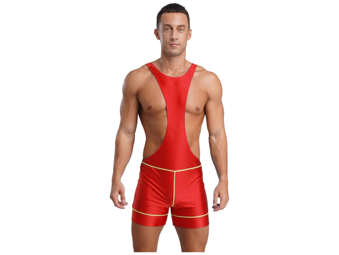 Power Shine – Backless Gym Gay Singlets