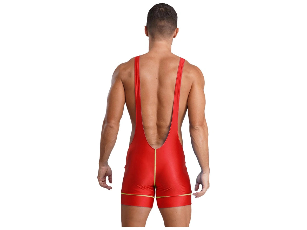 Power Shine – Backless Gym Gay Singlets