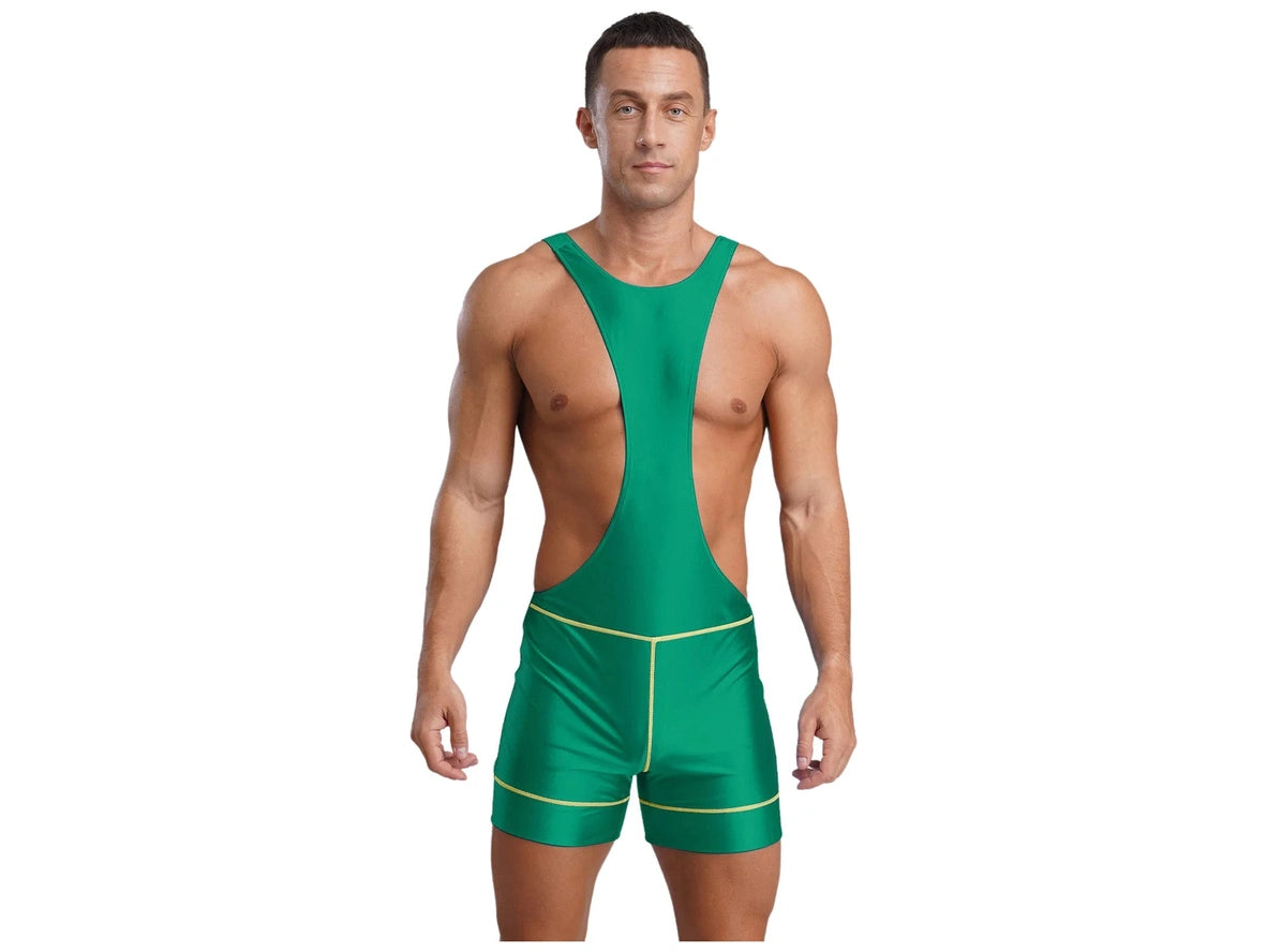 Power Shine – Backless Gym Gay Singlets