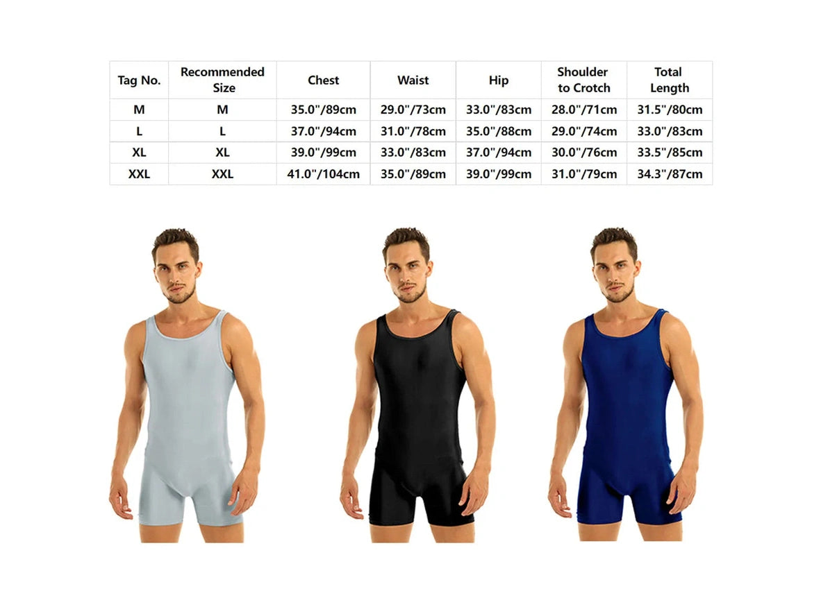 Power Surge — Stretchy Gay Wrestling Singlet