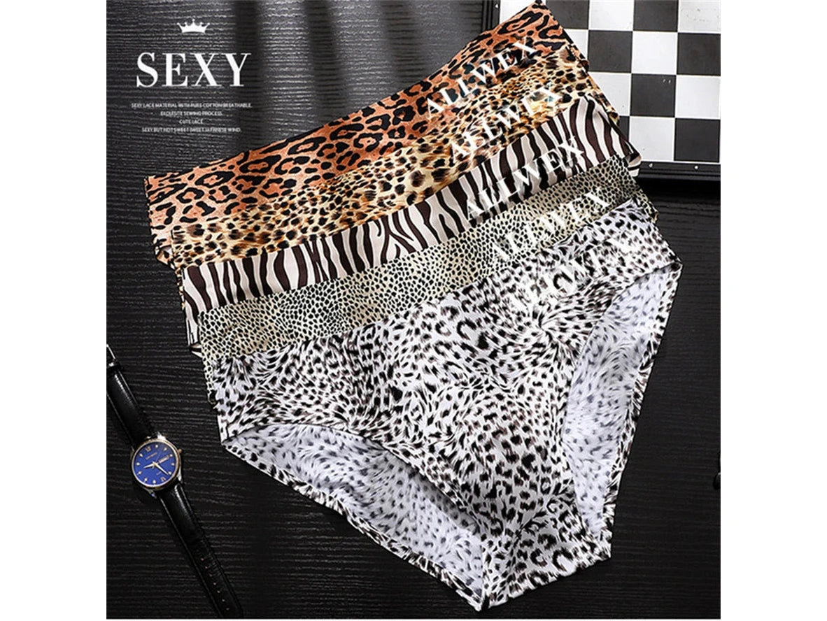 Primal Instinct — Soft Bulge Pouch Animal Print Briefs