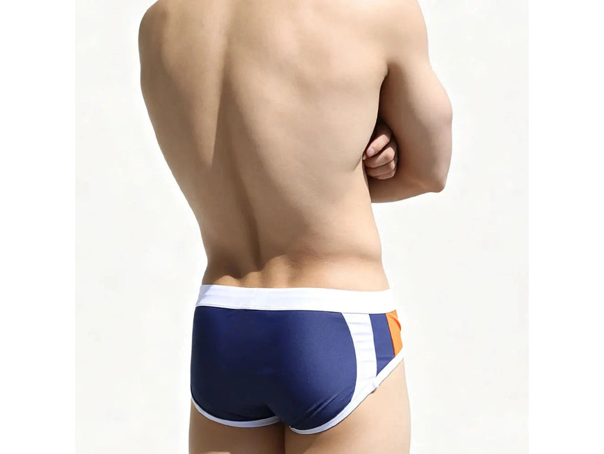 Pro-Stream — UXH Color-Block Panel Gay Swim Briefs