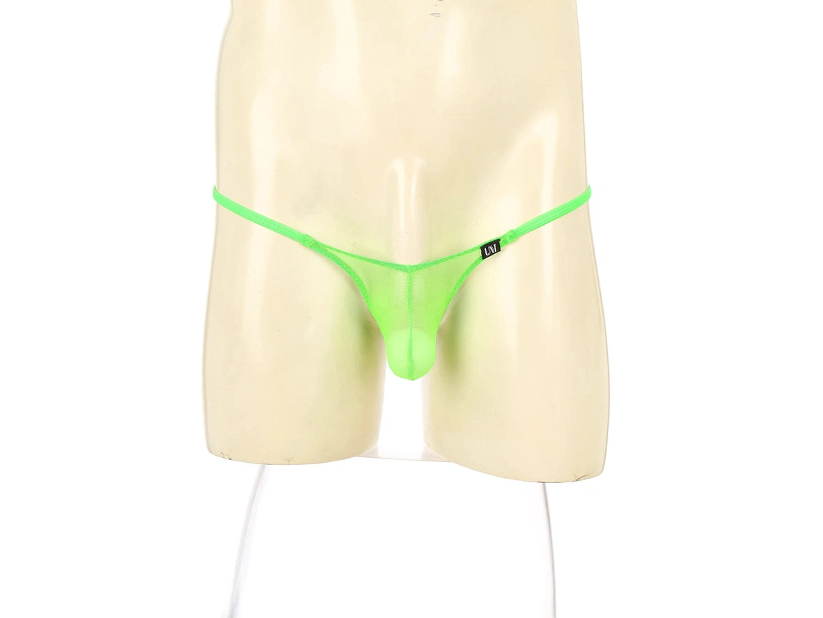 Pulse Mesh — UNDER MOON Sheer Bulge Pouch Gay G-String