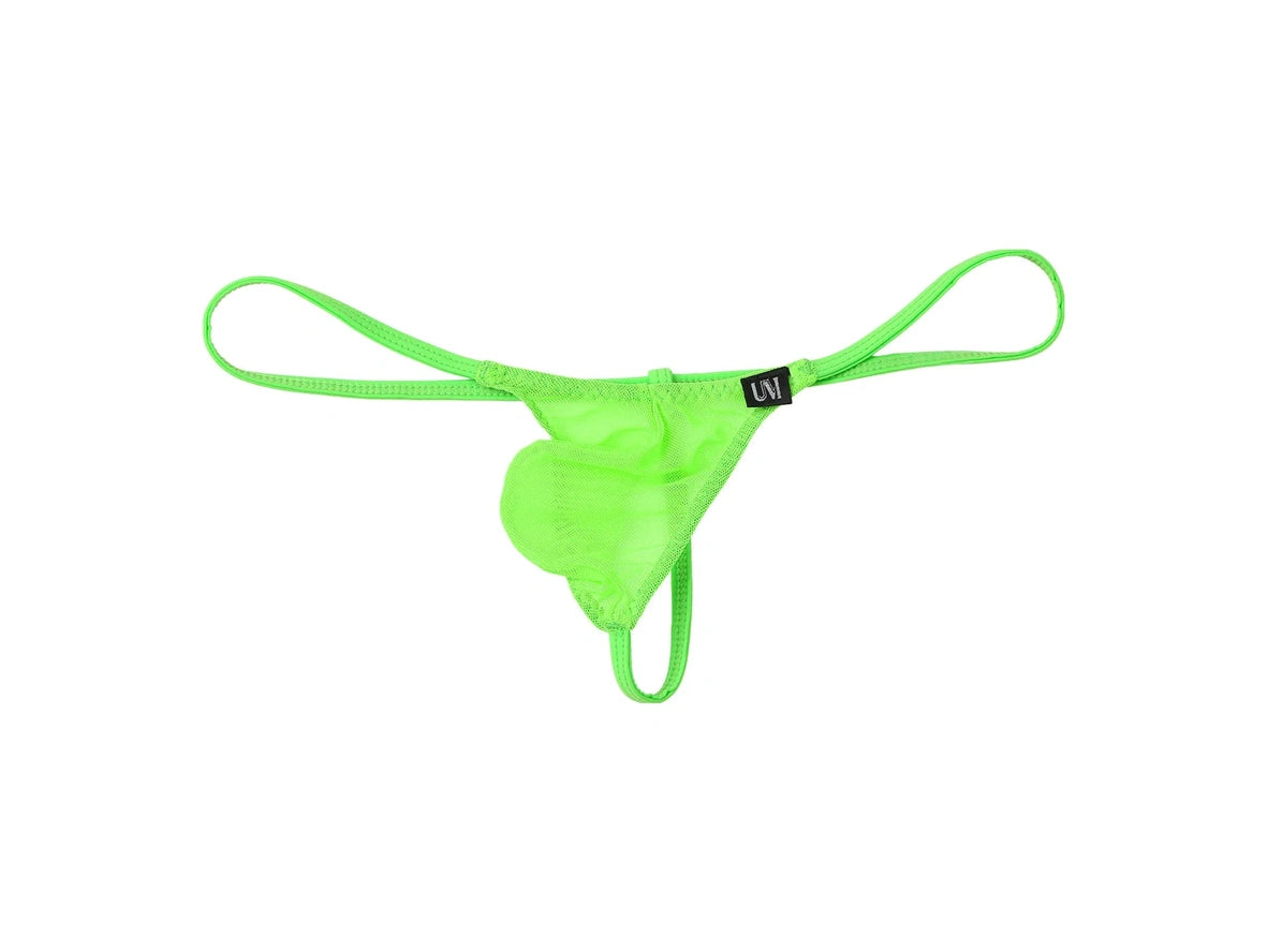 Pulse Mesh — UNDER MOON Sheer Bulge Pouch Gay G-String
