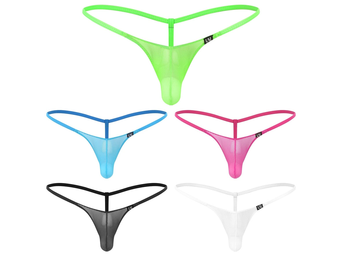 Pulse Mesh — UNDER MOON Sheer Bulge Pouch Gay G-String