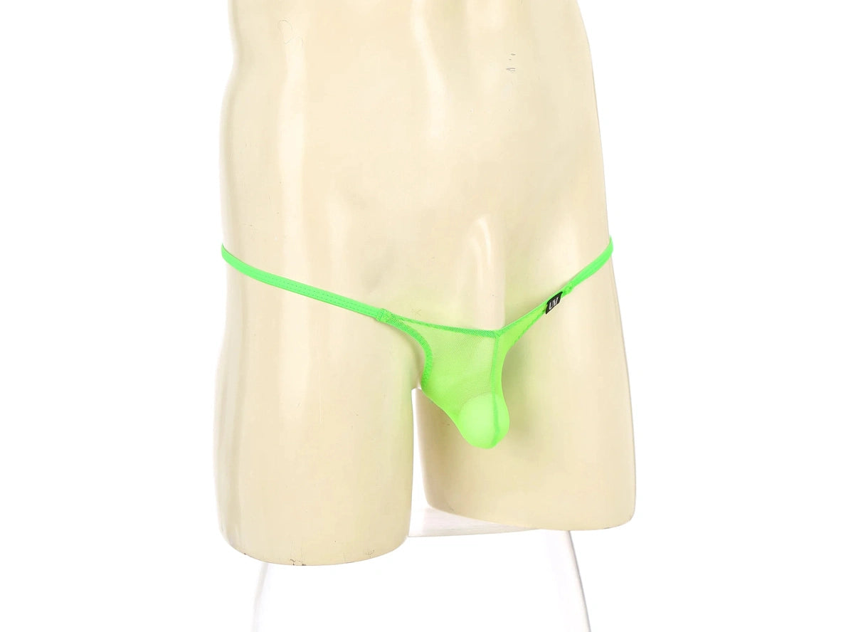 Pulse Mesh — UNDER MOON Sheer Bulge Pouch Gay G-String