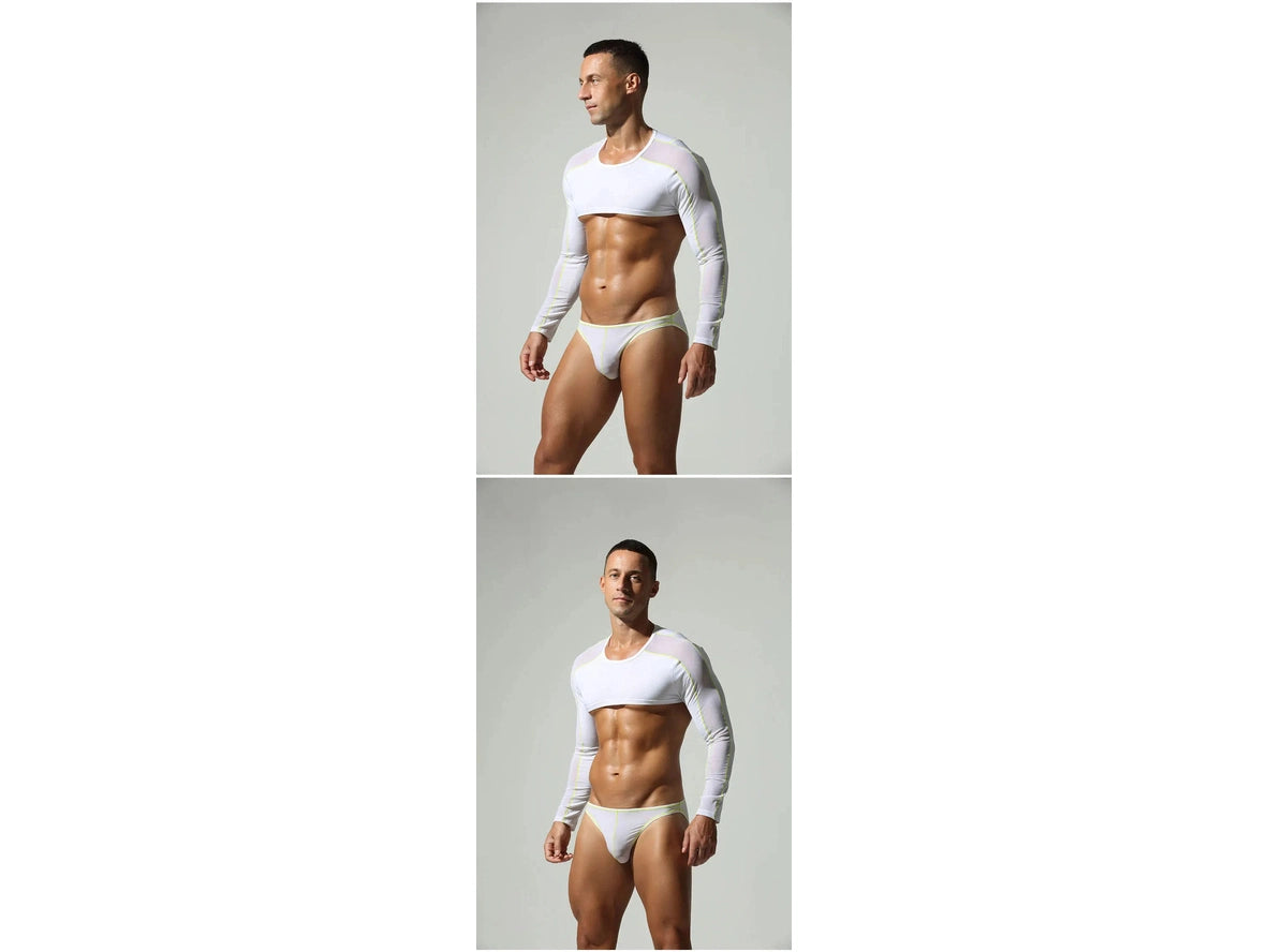 Pure-Motion — TAUWELL Low-Rise Ice Silk Gay Briefs