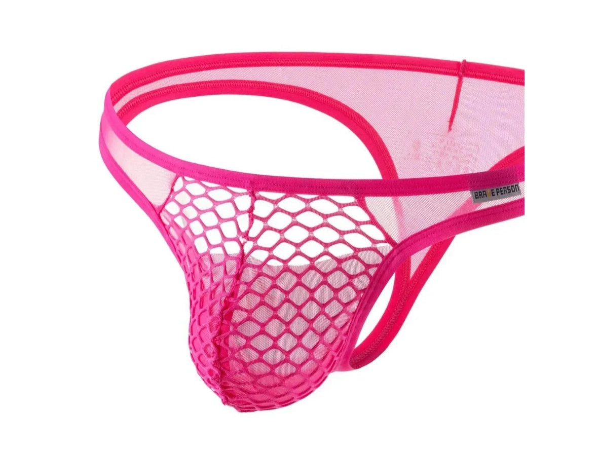 Pure Net - BRAVE PERSON Transparent Gay Thong