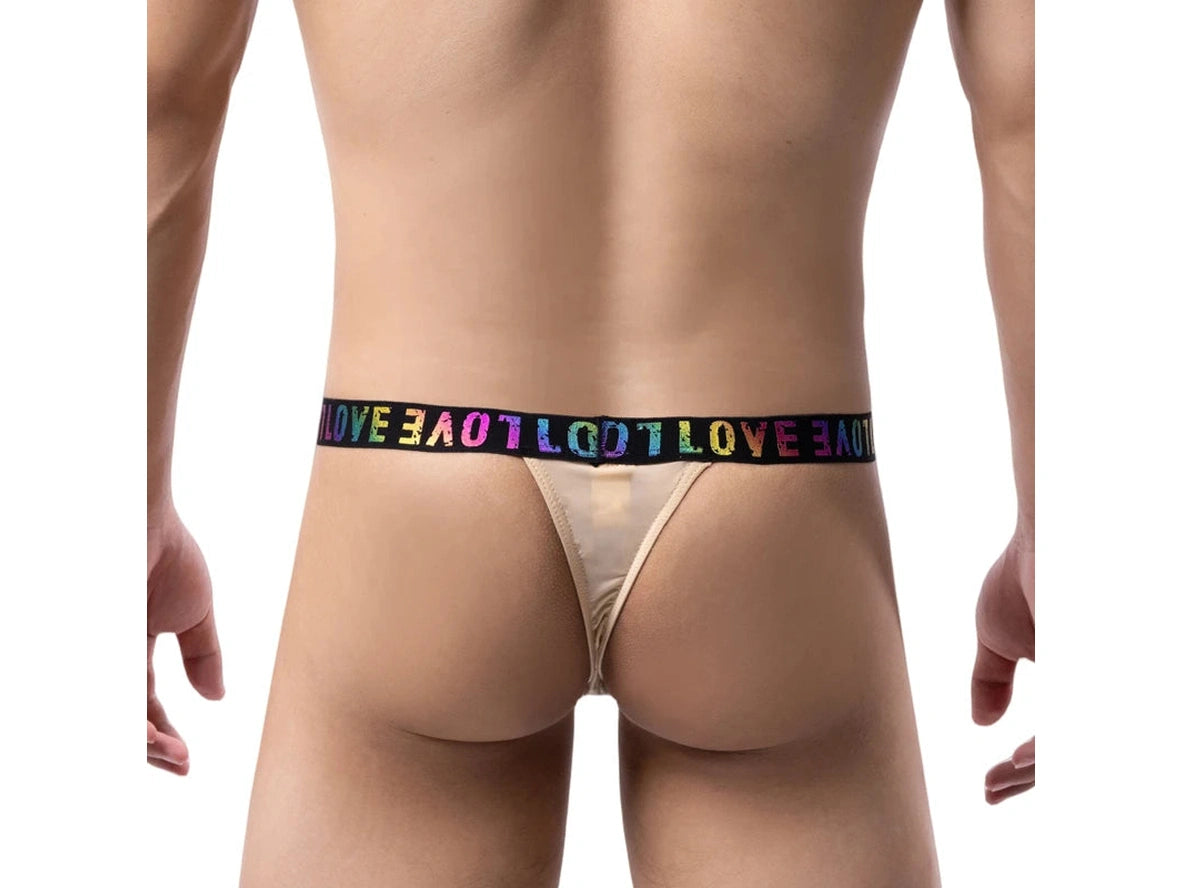 Rainbow Love – T-Back Gay Thong