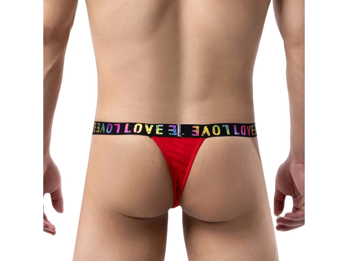 Rainbow Love – T-Back Gay Thong
