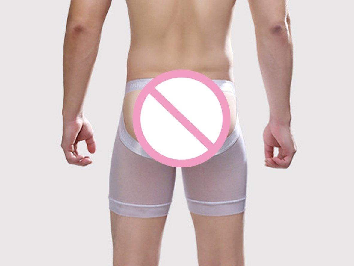 Rear Exposure — Open Butt Gay Boxer Briefs