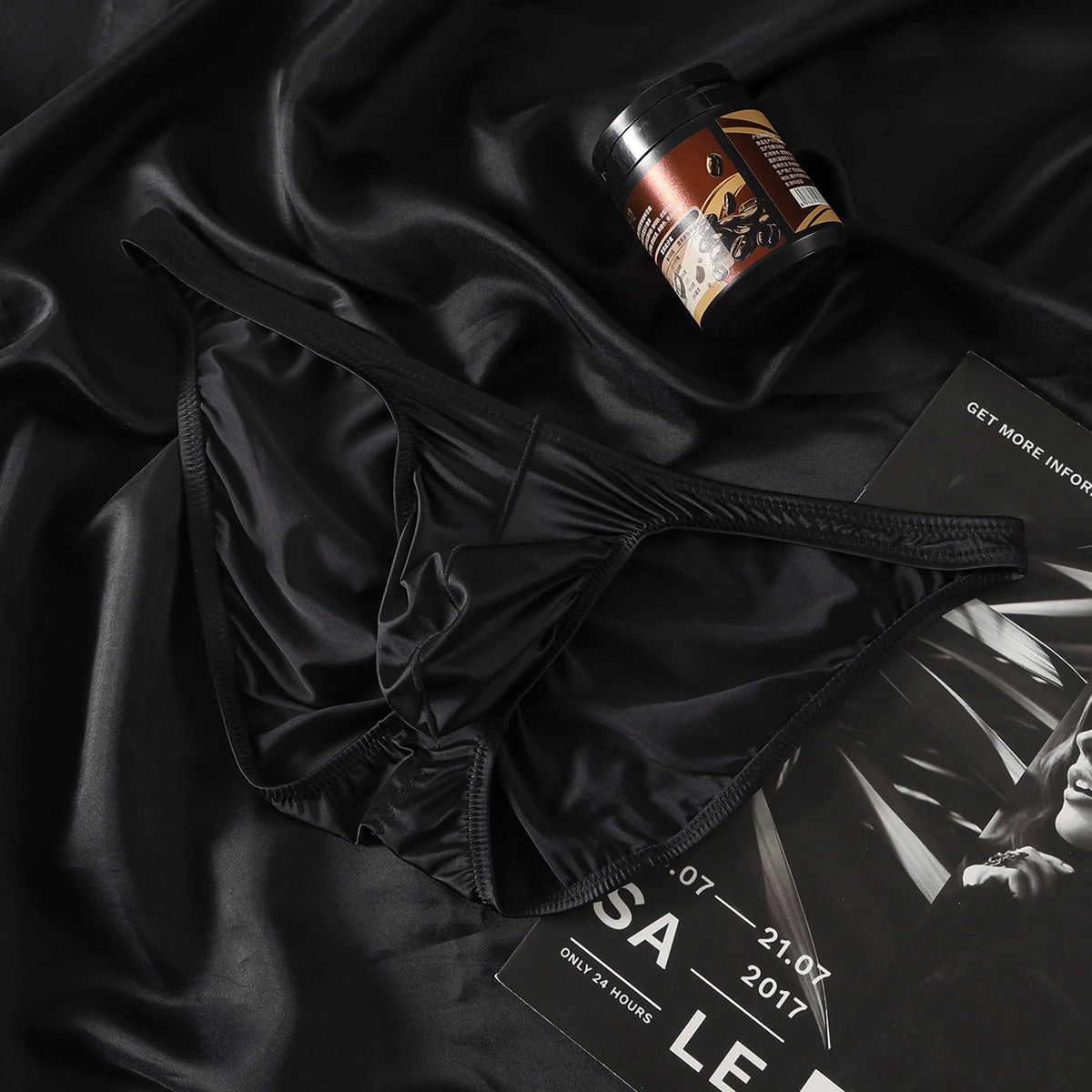 Glimmer Pro — Butt-Lifting Silk-Satin Gay Briefs