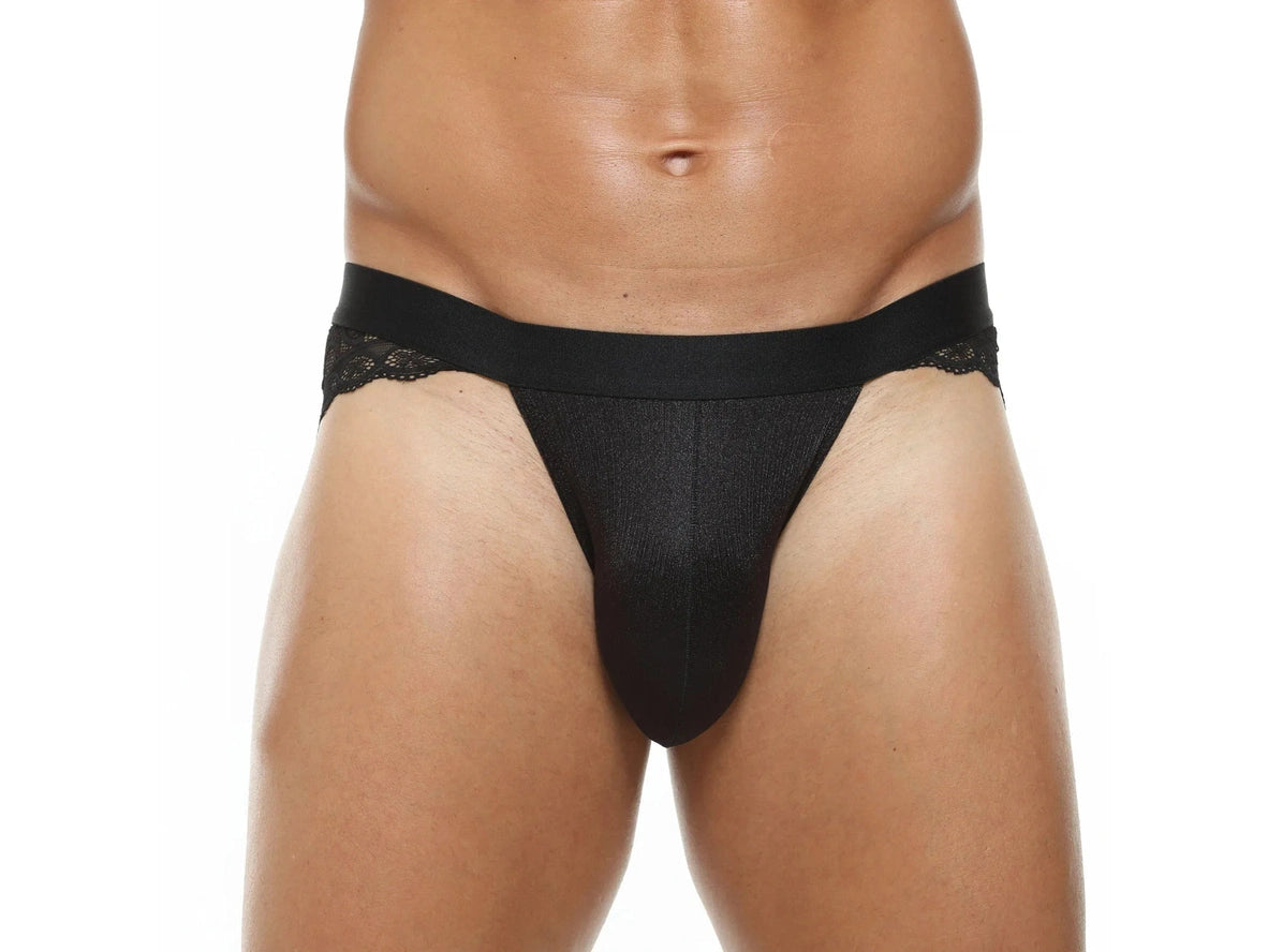 Siren Lace — Open-Back Bulge Pouch Gay Jockstrap