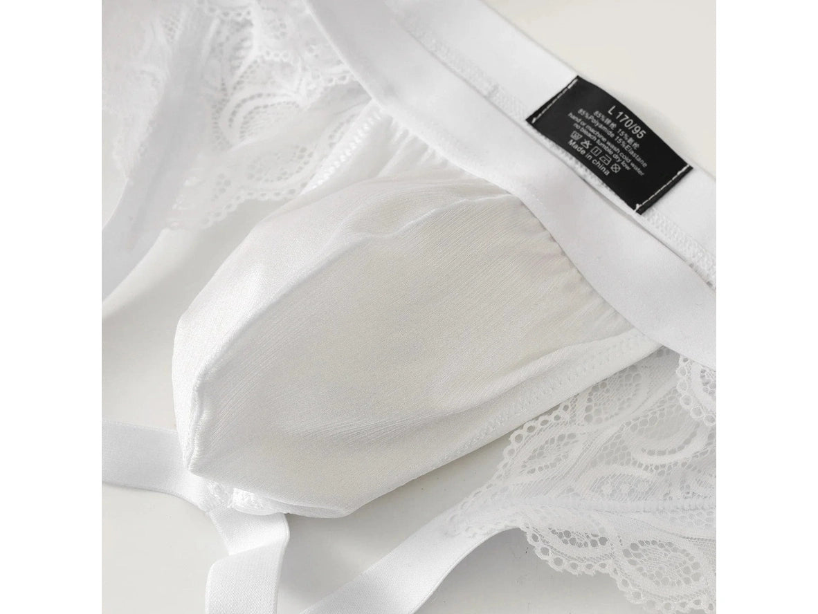 Siren Lace — Open-Back Bulge Pouch Gay Jockstrap