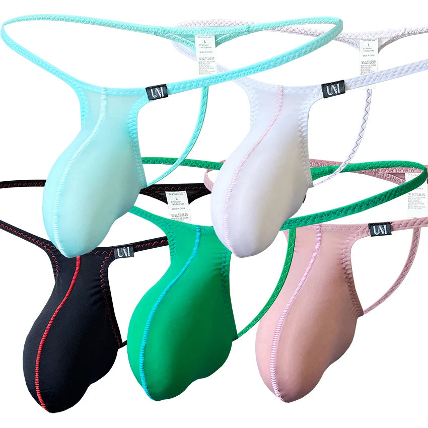 Hyper-Stretch — Ultra-Low Sculpted Bulge Pouch Gay G-Strings