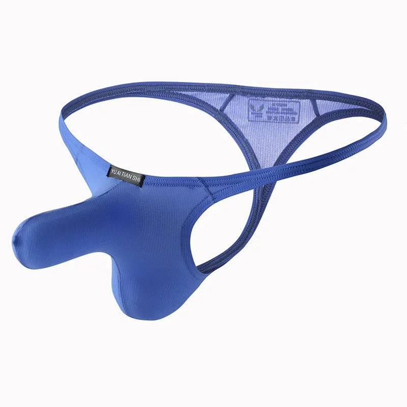 Titanium Flex — Low-Rise Contoured Bulge Pouch Gay Thongs
