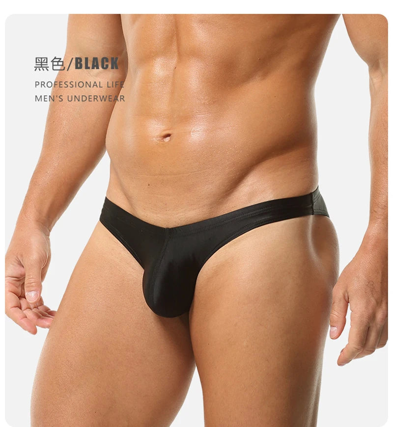 Aero Satin — Butt-Lifting Low-Rise Gay Briefs