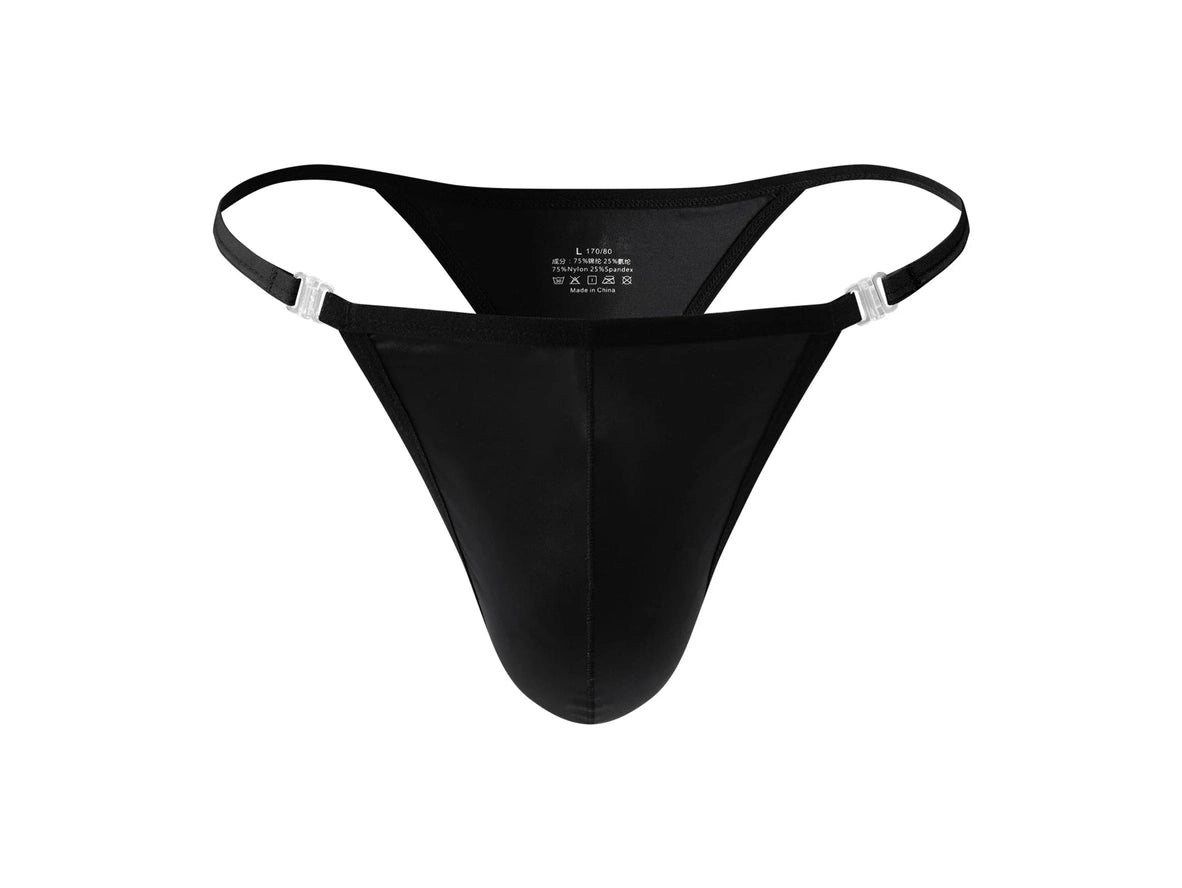 Satin Luxe — Detachable Buckle Gay Thong